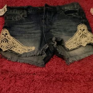 Lace shorts