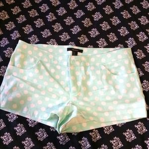 Polka dot shorts