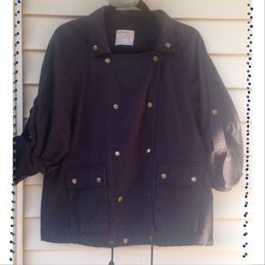 Forever 21 Dark Blue Military Jacket