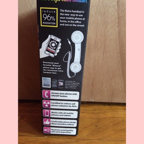 Handset for cellphone. Matte pink!! - Picture 2 of 4