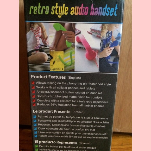 Handset for cellphone. Matte pink!! - Picture 3 of 4