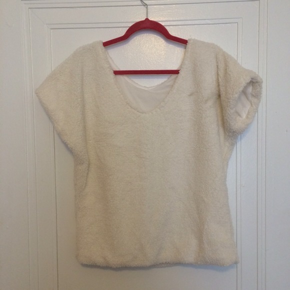 Never worn fluffy top