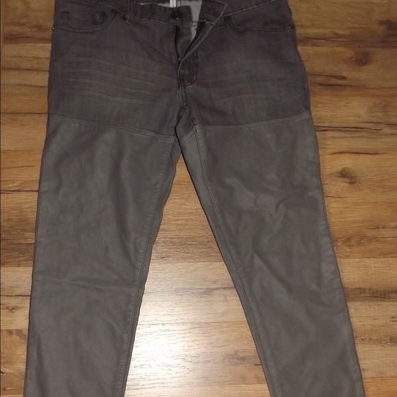 BCBGeneration Jasper Skinny Jeans W/ Faux Leather