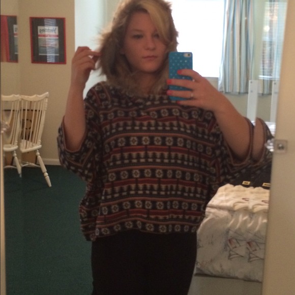 Tribal Poncho shirt