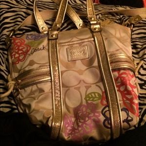 Coach poppy c purse\tote