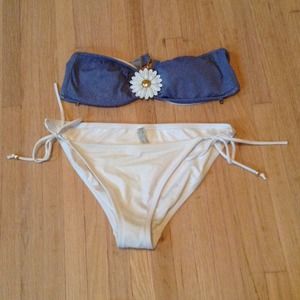 Victoria's Secret strapless swim suit