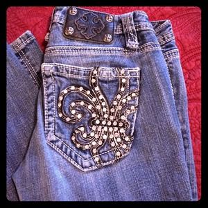 Miss Me Rocker Style Skinny Jeans