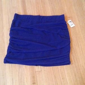 Charlotte rouse royal blue skirt.