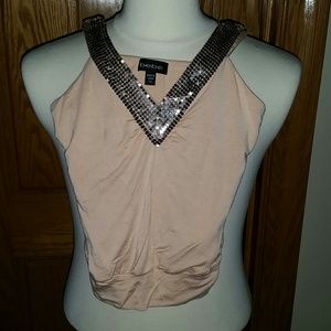 Super cute BeBe v neck summer shirt