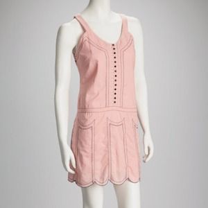 Drop Waist Pink Dress