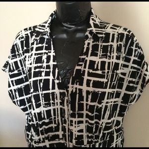 Black and white dress