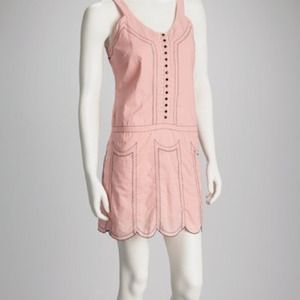 Drop Waist Pink Dress