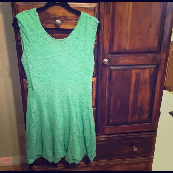 Mint Lace Dress