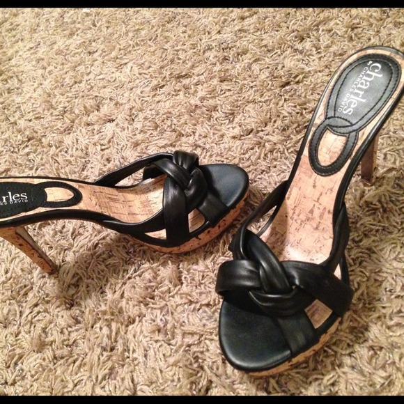 Black heels. Size 6 1/2