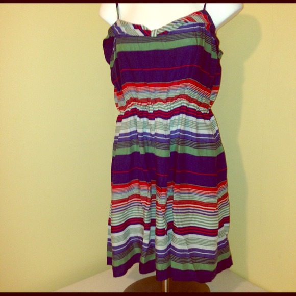 NWOT Multi Color Sun Dress