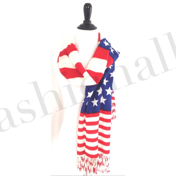American Flag Scarf/Shawl - Picture 2 of 4