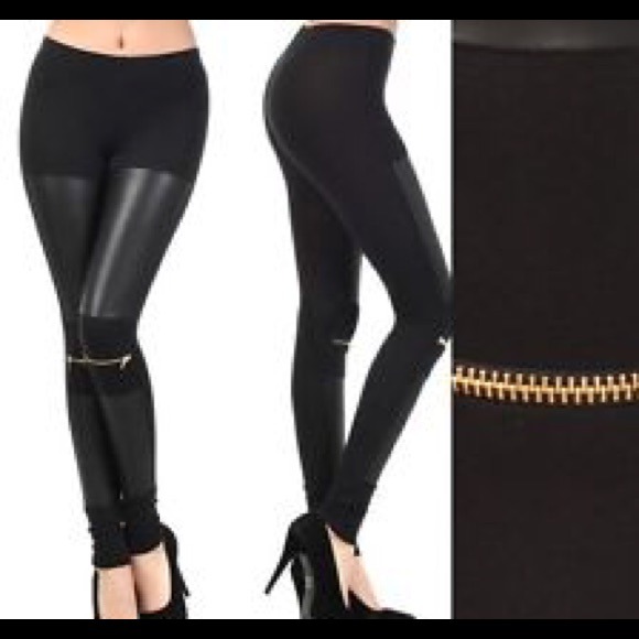 Tov Zipper Leggings S