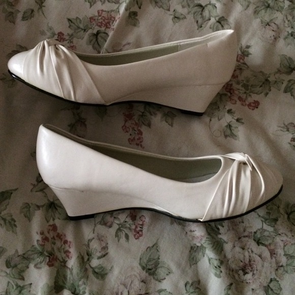 White Wedge Shoes
