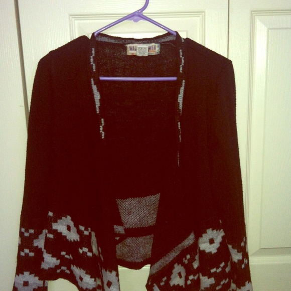 Wallflower tribal knit cardigan