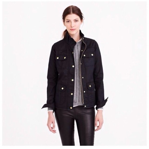 Jcrew downtown field jacket. Blue-xxsmall-NWT