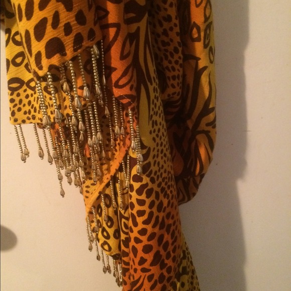 Ethnic print dress with head wrap 👗SOLD👠 - Picture 4 of 4