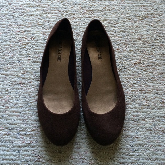 Brown Suede Flats