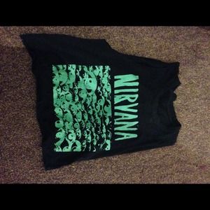 Brandy Melville Nirvana crop