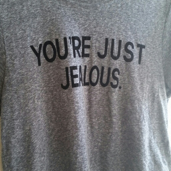 "YOU'RE JUST JEALOUS" Crop Top - Picture 4 of 4