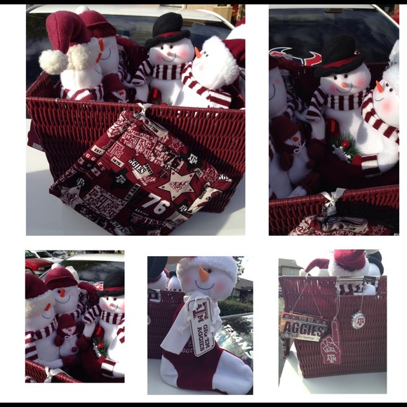 Aggies AtM decoration basket