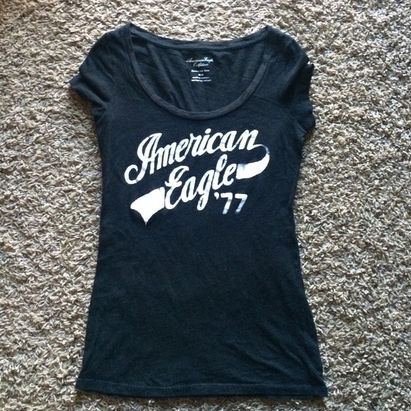 Black American Eagle Favorite Tee