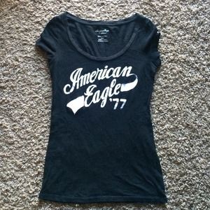 Black American Eagle Favorite Tee