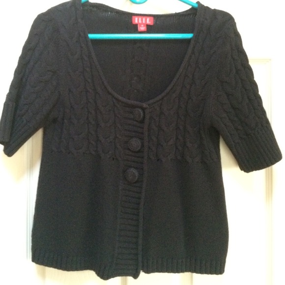 Black Sweater Cardigan