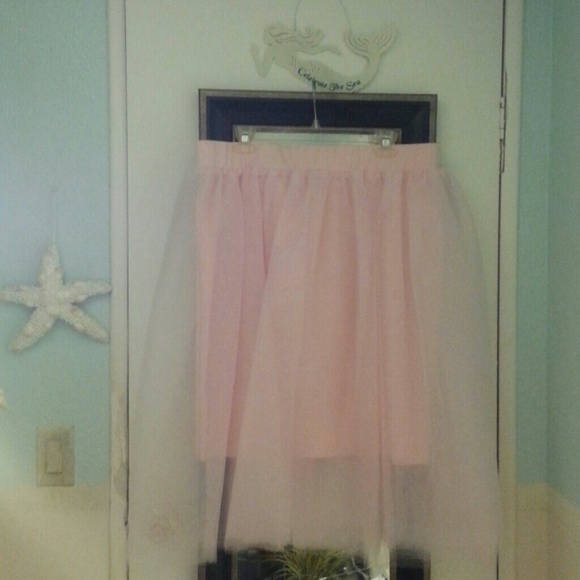 Zelie for She pink tulle skirt