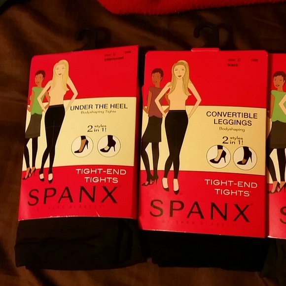 2 pair NIB Spanx tight-end tights