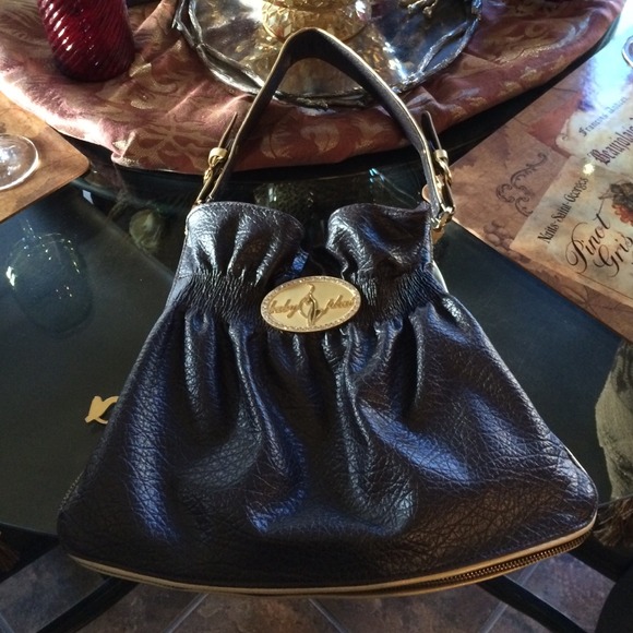 Baby Phat shoulder bag chocolate brown & gold