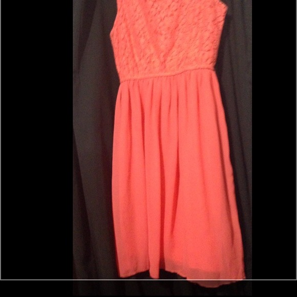 peach/ coral summer dress - Picture 1 of 2