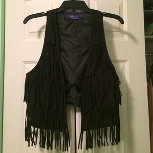 🔴Miley Cyrus fringe jacket