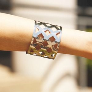 Fenced Cuff Bracelet