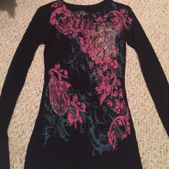 Filter Rhinestone Sweater