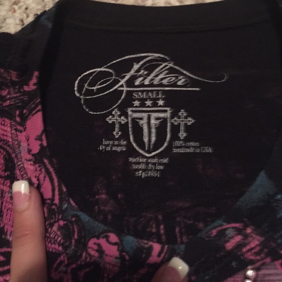 Filter Rhinestone Sweater - Picture 2 of 2