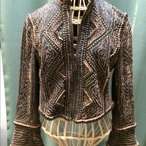 Leather jacket unique and wonderful!