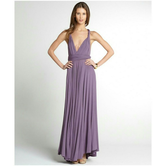 Infinity Dress Butter by Nadia jersey ball gown