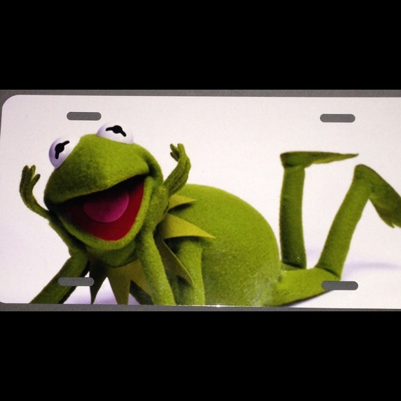 Kermit the Frog license plate