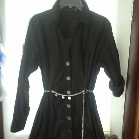 'The Limited' black shirt dress