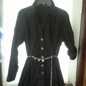 'The Limited' black shirt dress