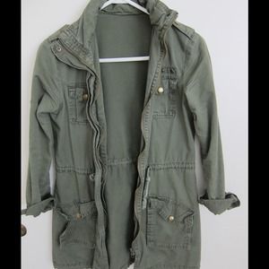 Green military style jacket/anorak