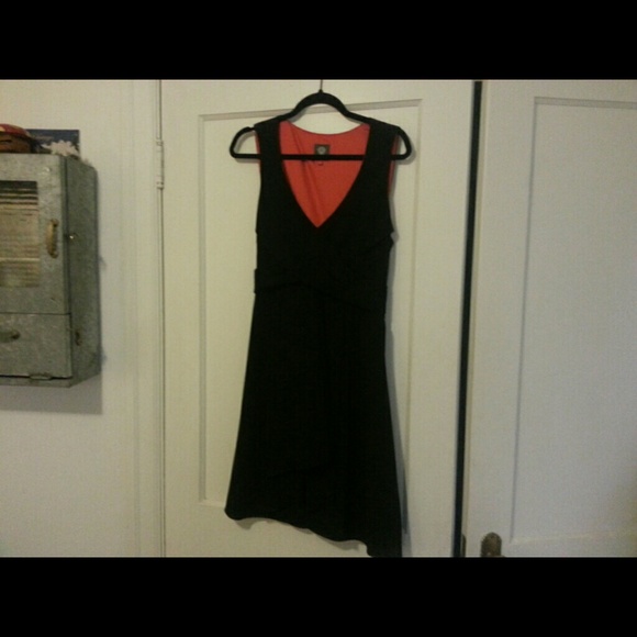 Vince Camuto black party dress