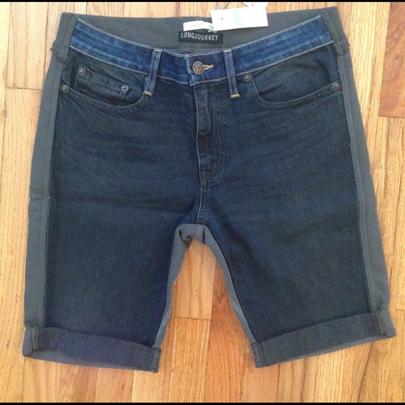 PRICE REDUCED! Denim/Knit Mix Short