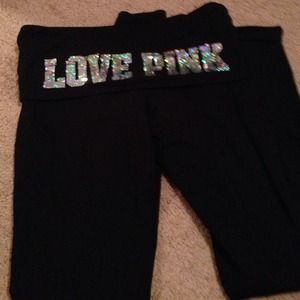 PINK victoria secret yoga pants!! NWOT!