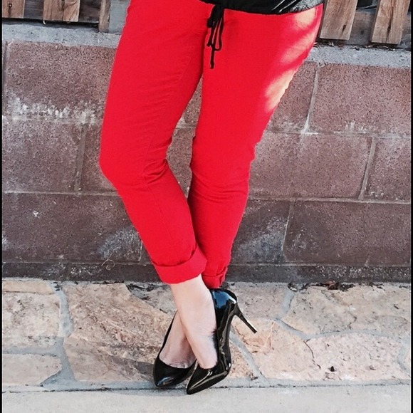 HP 🔷  Loft Red Skinny Jean